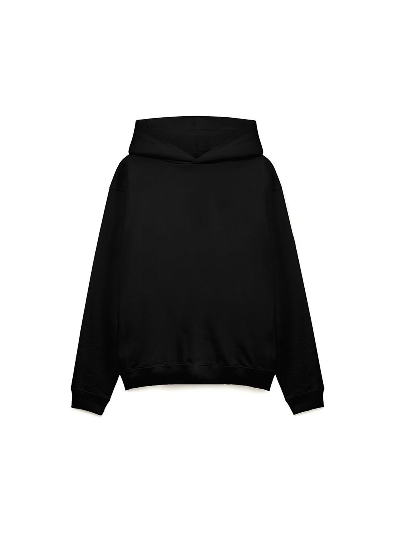 Blank Heavyweight Hoodie - Jet Black