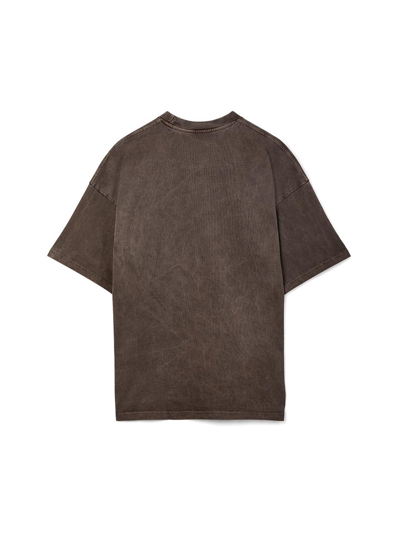 Oversized Heavyweight T-Shirt - CHOCOLATE BROWN