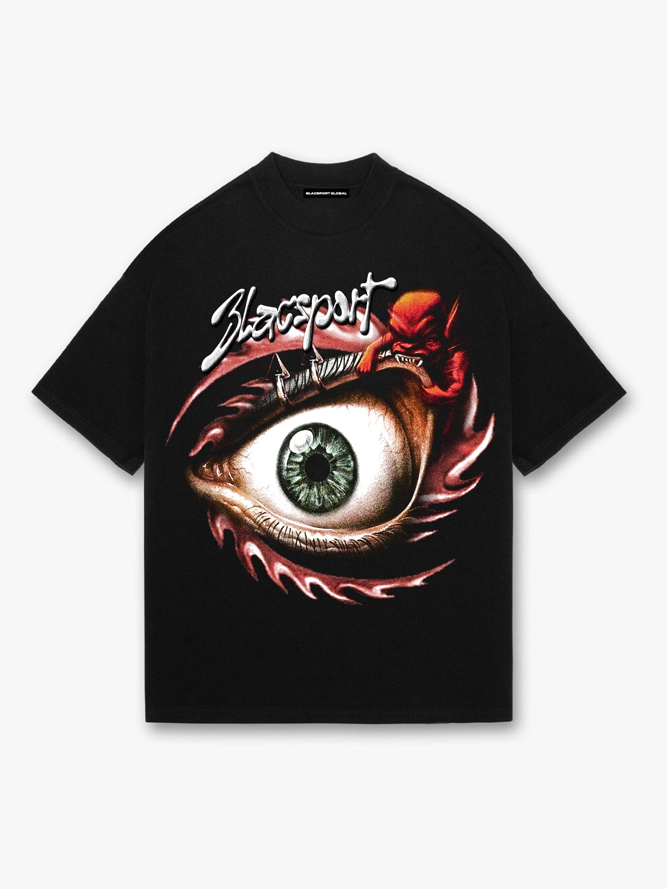 Evil Eye T-Shirt - JET BLACK